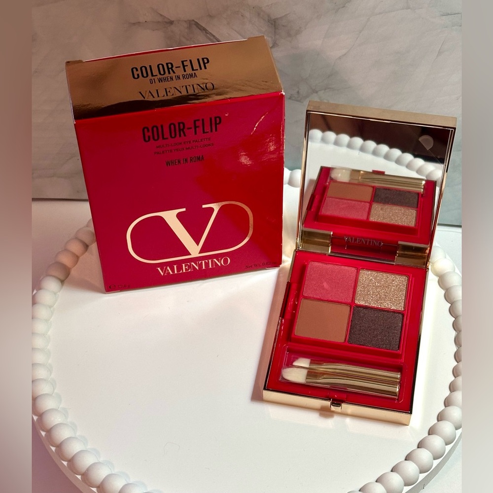 Valentino Color-Flip Eye Palette 0.62 oz “When In Roma” NEW-Sold Out- RARE
